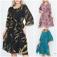 【M-3XL】🌸2025 Fala Elegancji Zwiewna Sukienka z Paskiem