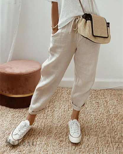 【S-3XL】💕Casualowe spodnie damskie z bawełny i lnu