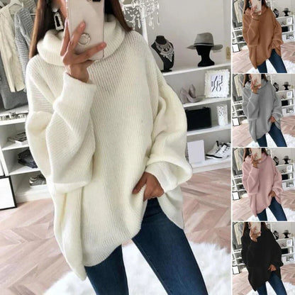 【✨2025 Nowe produkty】🌹Damski sweter z dzianiny z wysokim dekoltem
