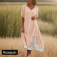 【S-4XL】💞Damska dwuczęściowa sukienka midi o zwiewnym kroju