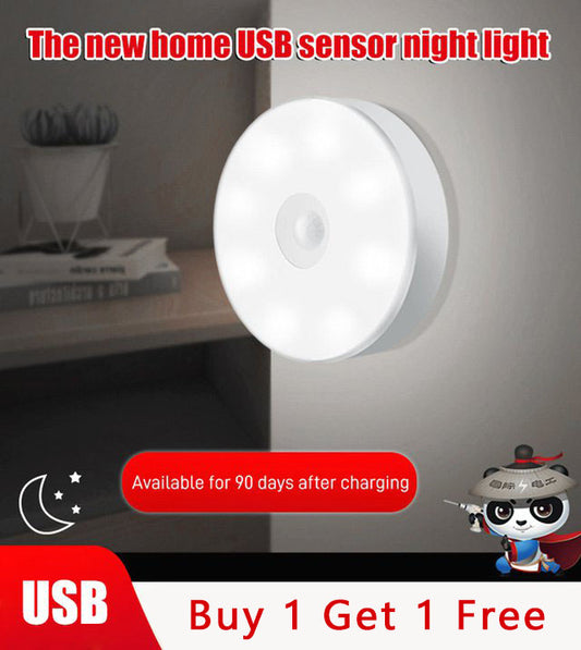 🥳Kup 1 i otrzymaj 1 gratis✨Nowa domowa lampka nocna z czujnikiem USB