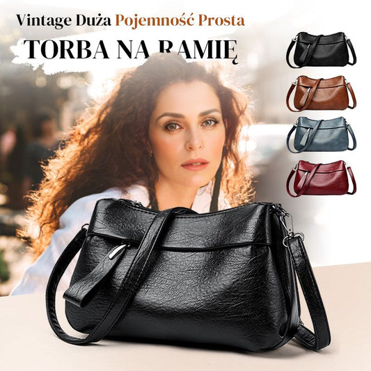 【🎊Elegancki i pewny siebie】👜Damska torebka na ramię z miękkiej skóry