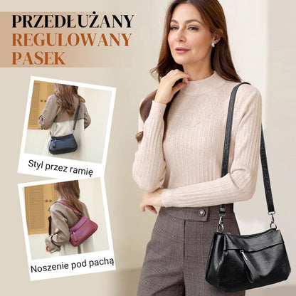 【🎊Elegancki i pewny siebie】👜Damska torebka na ramię z miękkiej skóry