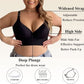【✨2025 Nowe produkty】💟Niebrudzący biustonosz plus size w głębokie V
