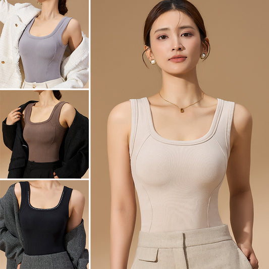 👙🔥Wygodna ocieplana koszulka bez rękawów dla kobiet