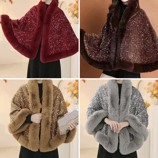 💕Zimowy szal z dzianiny