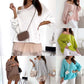 【S-XL】💞Luźny sweter damski z dekoltem w serek