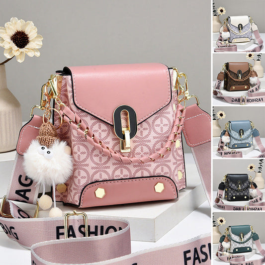 👜Elegancka skórzana torebka damska typu crossbody
