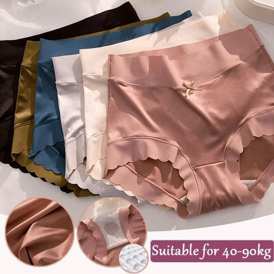 【🔥Kup 2 i otrzymaj 1 gratis】🎀Antybakteryjne, odprowadzające wilgoć majtki z jedwabiu lodowego