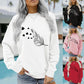 【S-3XL】💖Damski top z nadrukiem piór i serc