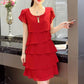 【S-4XL】💝Rochie cu volane pentru femei, cu croială casual