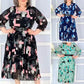 【S-4XL】🌺Plisowana sukienka damska z paskiem