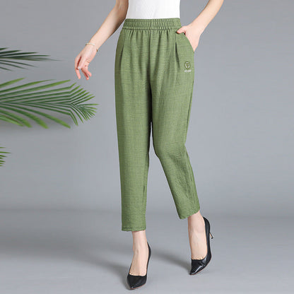 【2XL-4XL】👖Damskie spodnie casualowe w jednolitym kolorze