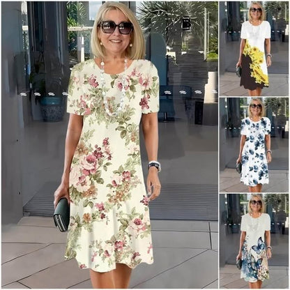 【S-2XL】🌸Sukienka wiązana z kwiatowym nadrukiem Multi Botanical
