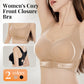 【S-XL】💕Biustonosz damski Cozy Seamless Push Up z zapięciem z przodu