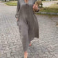 【M-4XL】🌿Luźna długa spódnica w jednolitym kolorze