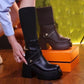 【✨2025 Nowe produkty】👢Dzianinowe botki z grubego materiału