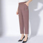 【💝Nowe produkty】👖Damskie spodnie casualowe w jednolitym kolorze z kieszeniami