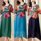 🌺Elegancki i pewny siebie👗Sukienka z kwiatowym nadrukiem