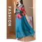 🌺Elegancki i pewny siebie👗Sukienka z kwiatowym nadrukiem