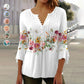 【M-4XL】🌸Damska koszulka z nadrukiem V-neck