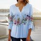 【M-4XL】🌸Damska koszulka z nadrukiem V-neck