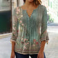 【M-4XL】🌸Damska koszulka z nadrukiem V-neck