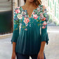 【M-4XL】🌸Damska koszulka z nadrukiem V-neck