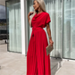 【S-XL】💃Jednokolorowy kombinezon z plisowanymi nogawkami z wysokim stanem