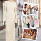 【✨Elegancki i intelektualny】👗Eleganckie damskie sukienki maxi z dzianiny