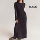 【✨Elegancki i intelektualny】👗Eleganckie damskie sukienki maxi z dzianiny