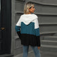 【💖Stylowy i elegancki】🌈Damski sweter z kapturem w kolorowe wzory