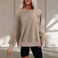 【✨2024 Nowe produkty】👚Oversizowe bluzy z okrągłym dekoltem