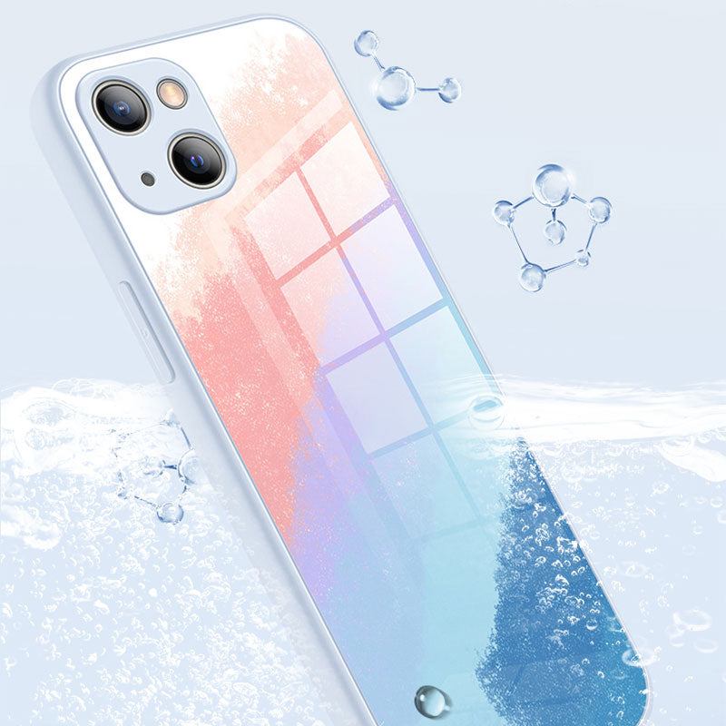 【✨Nowe produkty 40% taniej】🌈Szklane etui Fantasy Color dla iPhone'a