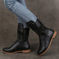 【🎊2025 Nowe produkty】👢Krótkie buty retro z grubym obcasem