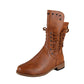 【🎊2025 Nowe produkty】👢Krótkie buty retro z grubym obcasem
