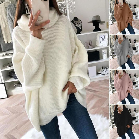 【✨2025 Nowe produkty】🌹Damski sweter z dzianiny z wysokim dekoltem