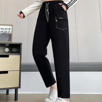 【✨2025 Nowe produkty】👖Damskie spodnie casual z prostym ściągaczem