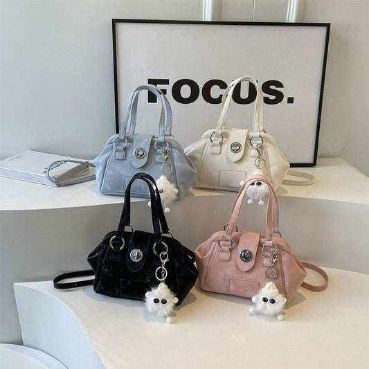 【🎊Nowe produkty 40% taniej】👜Lekka mała torba na ramię w jednolitym kolorze