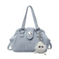 【🎊Nowe produkty 40% taniej】👜Lekka mała torba na ramię w jednolitym kolorze