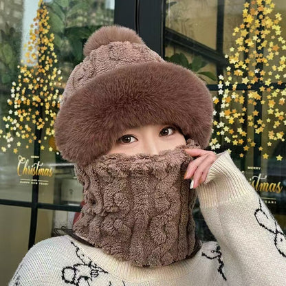 【🔥Pożegnanie z zimnem】❄️Damska zimowa ciepła czapka wiatroszczelna