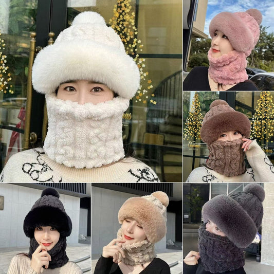 【🔥Pożegnanie z zimnem】❄️Damska zimowa ciepła czapka wiatroszczelna