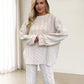 【✨2025 Nowe produkty】💖Luźny dzianinowy sweter + spodnie w komplecie