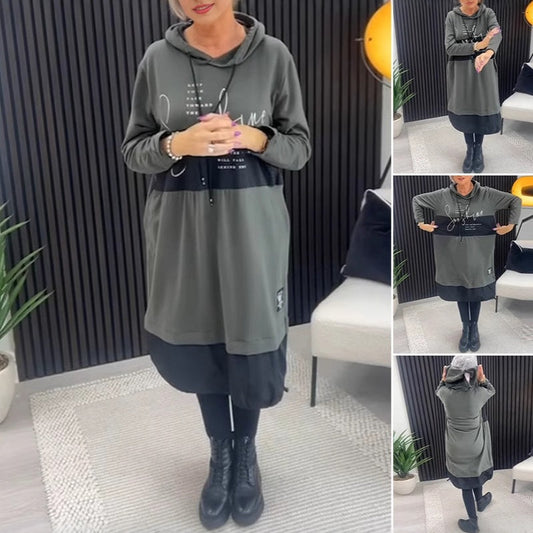 【✨2025 Nowe produkty】🌷Damska sukienka casualowa z kapturem