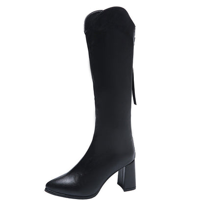【✨2025 Nowe produkty】👢Eleganckie damskie botki na wysokim obcasie z czubkiem w szpic