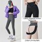 【M-2XL】🧘‍♀️Zapinane na zamek spodnie do jogi modelujące sylwetkę