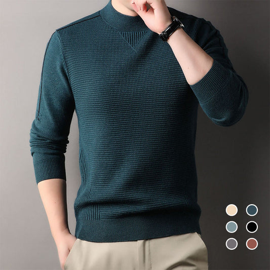 【M-2XL】🔥Ciepły męski sweter z miękkiej dzianiny pod szyję