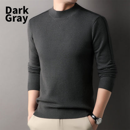 【M-2XL】🔥Ciepły męski sweter z miękkiej dzianiny pod szyję