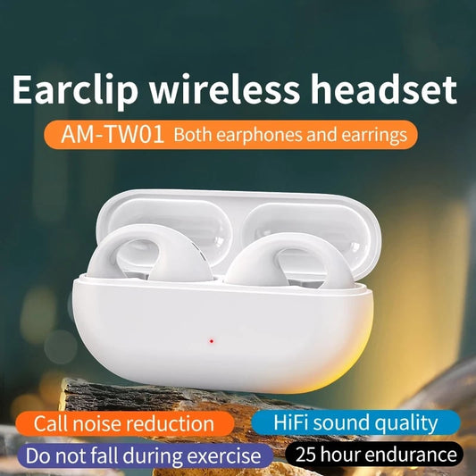 🎧Zestaw słuchawkowy Bluetooth z klipsem na ucho