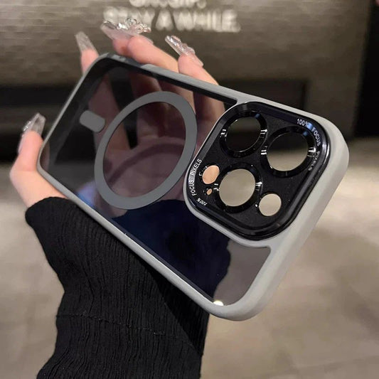 ✨Przyciemniane, odporne na wstrząsy magnetyczne etui na iPhone'a